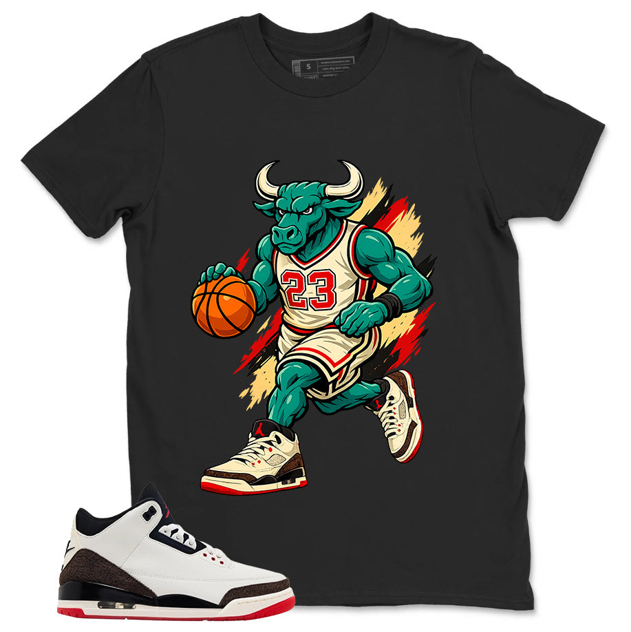 Cream World’s Best Dad 3s Zadago Shirt Raging Bull Graphic