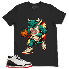 Cream World’s Best Dad 3s Zadago Shirt Raging Bull Graphic
