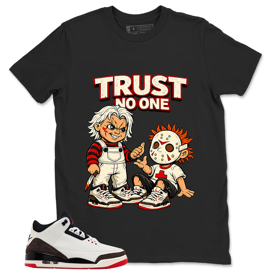 Cream World’s Best Dad 3s Zadago Shirt Trust No One Graphic