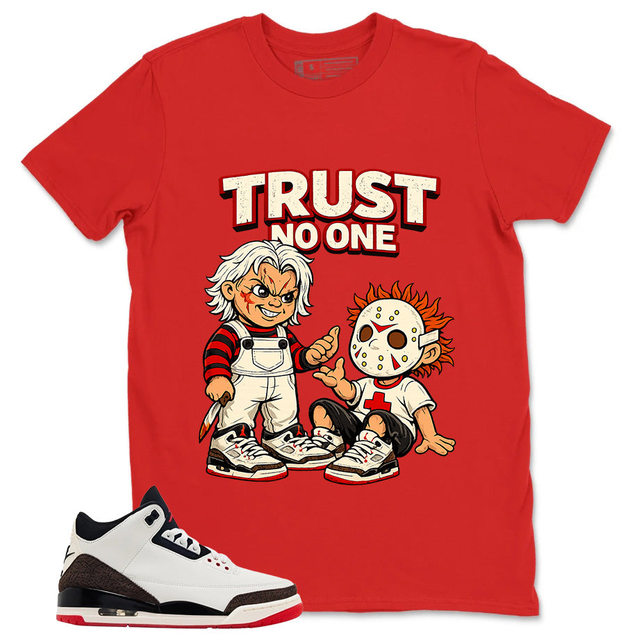 Cream World’s Best Dad 3s Zadago Shirt Trust No One Graphic