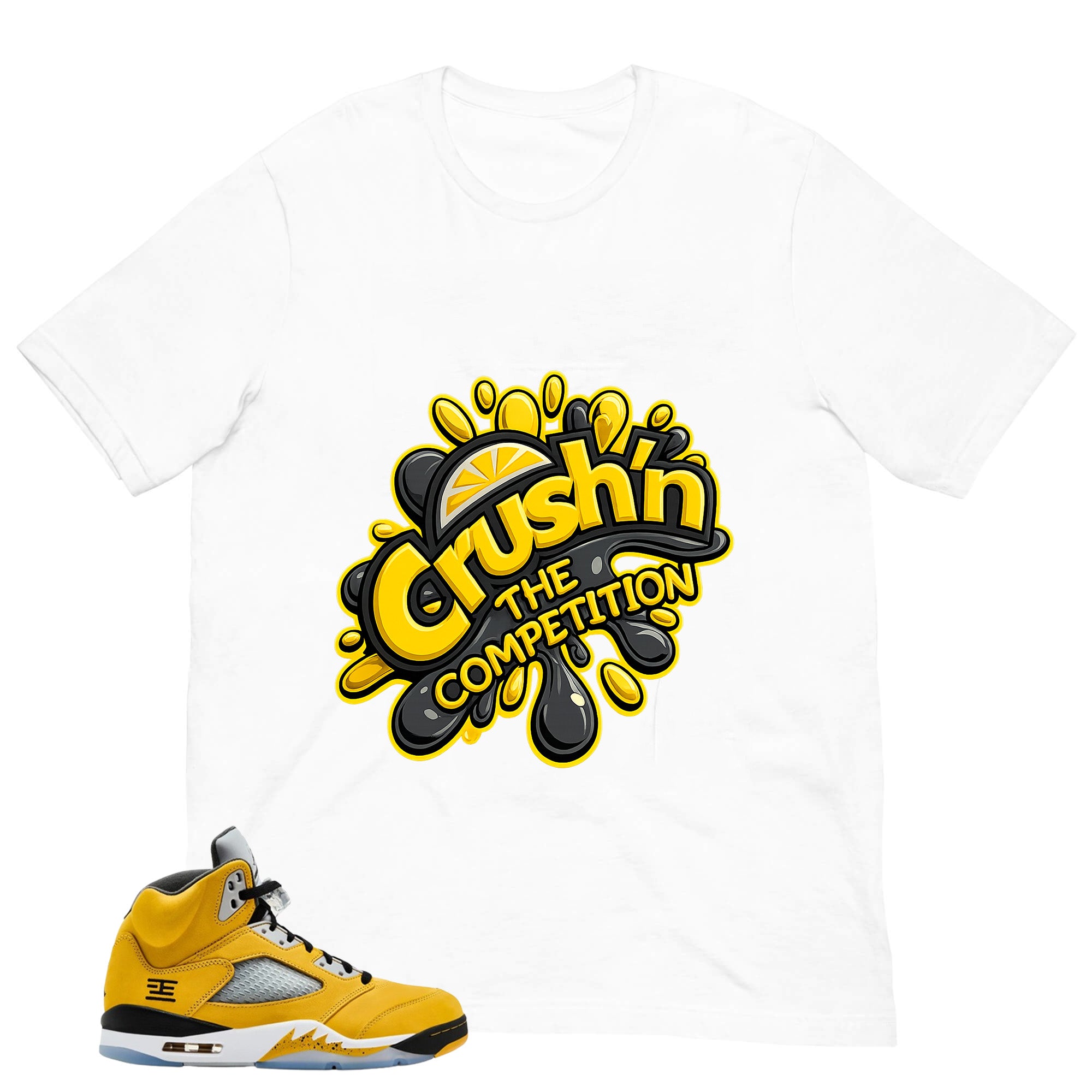 Graphic Tee to Matching T23 Tokyo 5s Crush'n The Competition Shirt