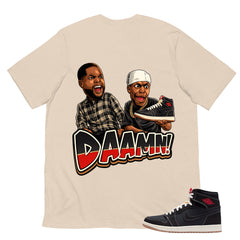 Daaamn Sneaker Shirt - Match Air Jordan 1 Flight Club