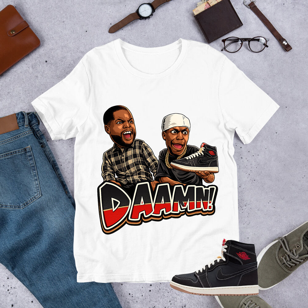Daaamn Sneaker Shirt - Match Air Jordan 1 Flight Club