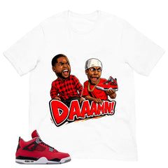 Daaamn Sneaker Shirt - Match Air Jordan 4 Toro Bravo