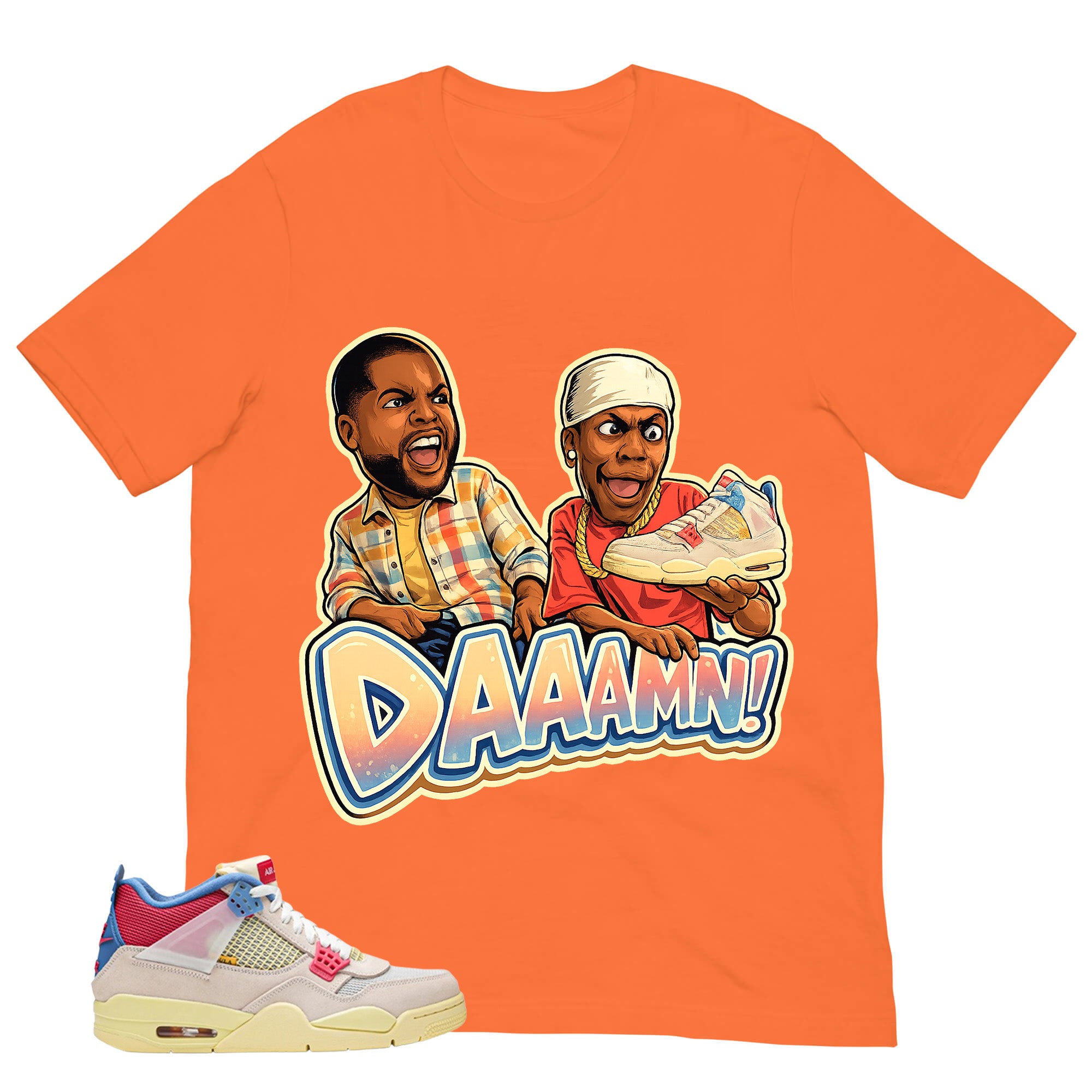 Daaamn Sneaker Shirt - Match Union LA x Air Jordan 4 Guava Ice