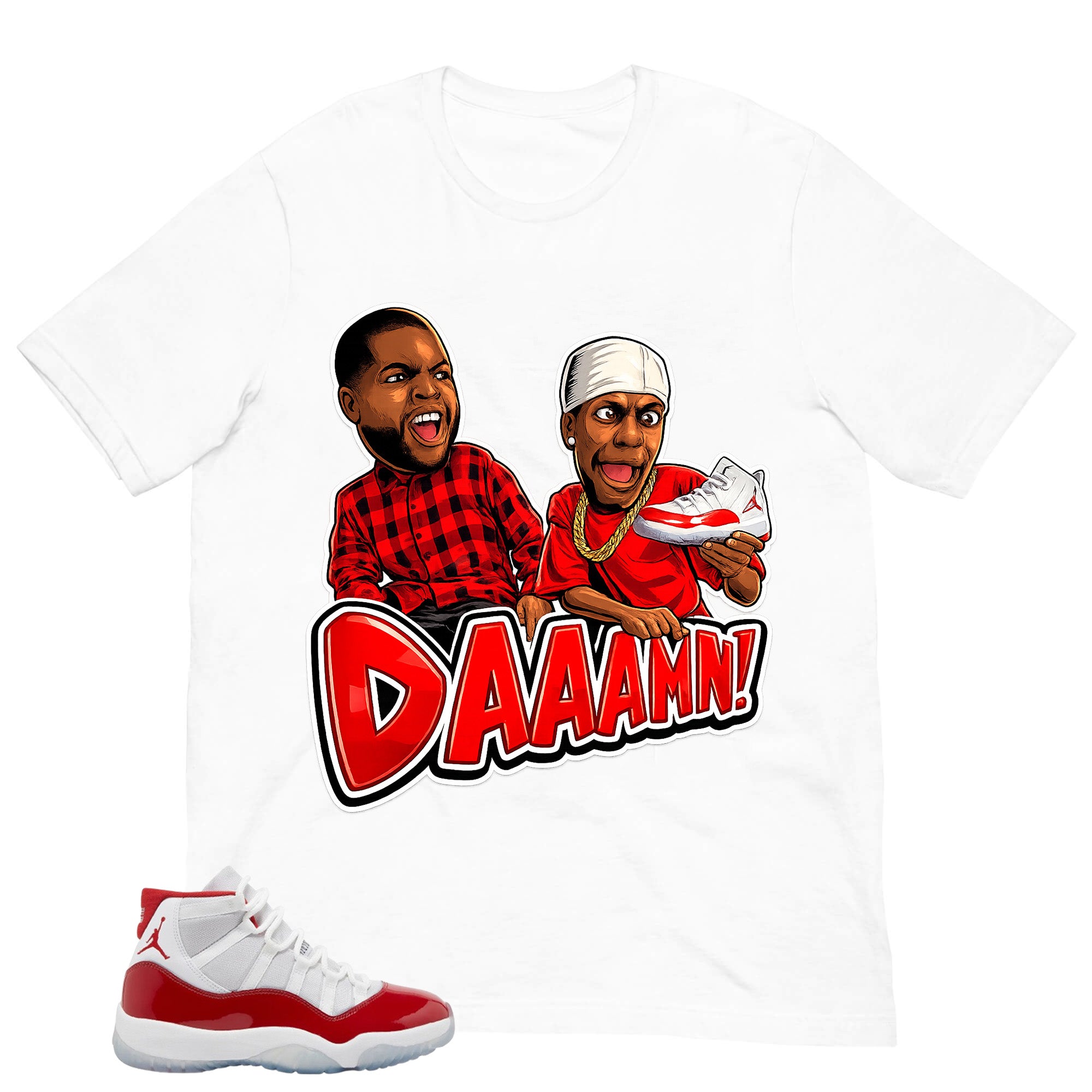 Daaamn Sneaker Shirt - Matching Air Jordan 11 Retro 'Cherry'
