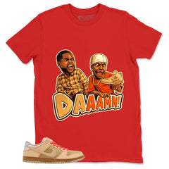 Graphic Tee Daaamn Sneaker Shirt - Matching SB Dunk Low Songkran