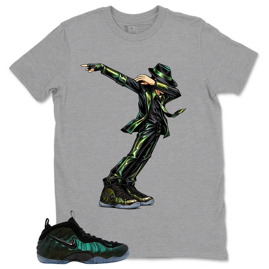 Dabbing Vibe Shirt - Match Air Foamposite Pro Pine Green