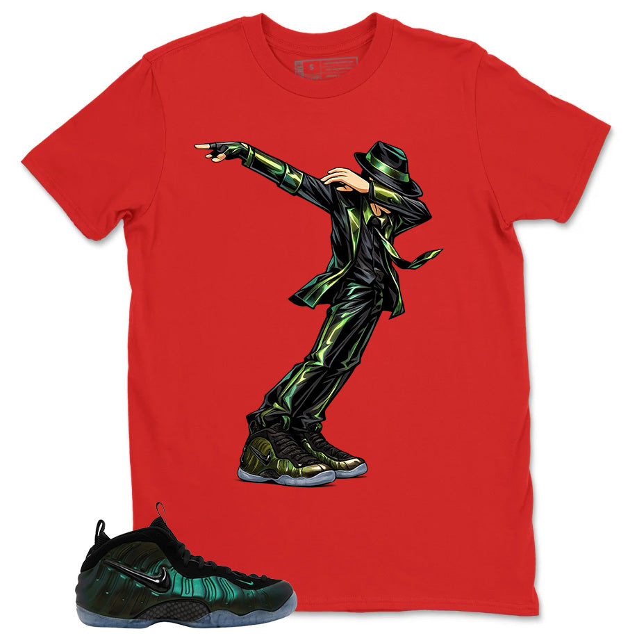 Dabbing Vibe Shirt - Match Air Foamposite Pro Pine Green
