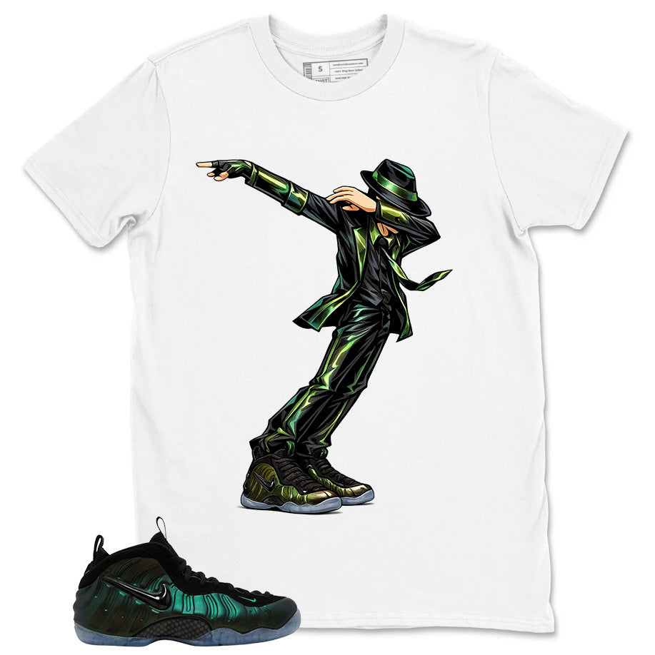 Dabbing Vibe Shirt - Match Air Foamposite Pro Pine Green