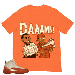 Daaamn Meme Shirt - Match Eastside Golf x Air Jordan 12 'Out the Mud'
