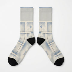 Dawn Socks – A Ma Maniére x Women’s Air Jordan 5 Inspired Mid-Calf Unisex Crew Socks