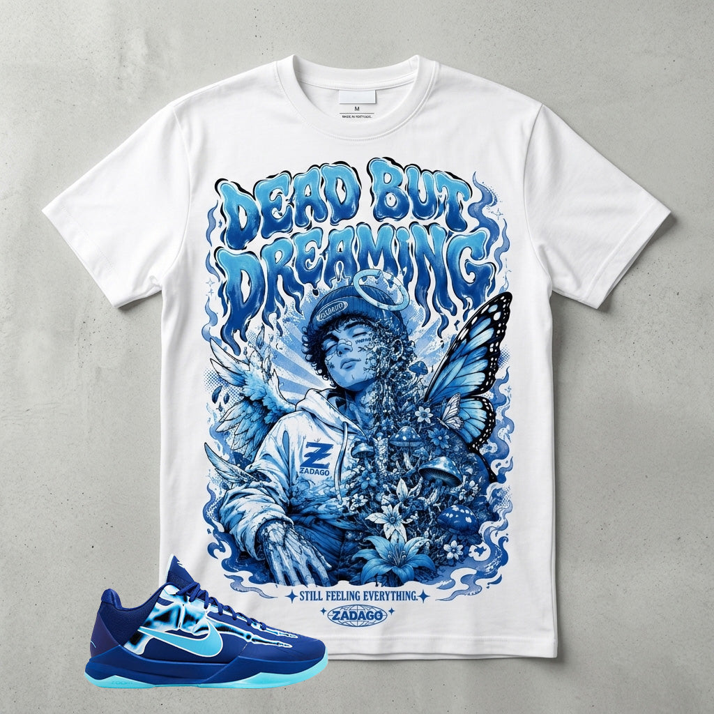 Dead But Dreaming Graphic Tee - Shirt To Match Kobe 5 Protro X-Ray