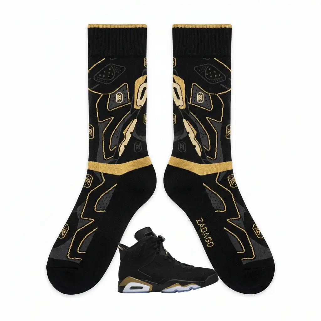 Defining Moments Socks – Air Jordan 6 Retro Inspired Mid-Calf Unisex Crew Socks