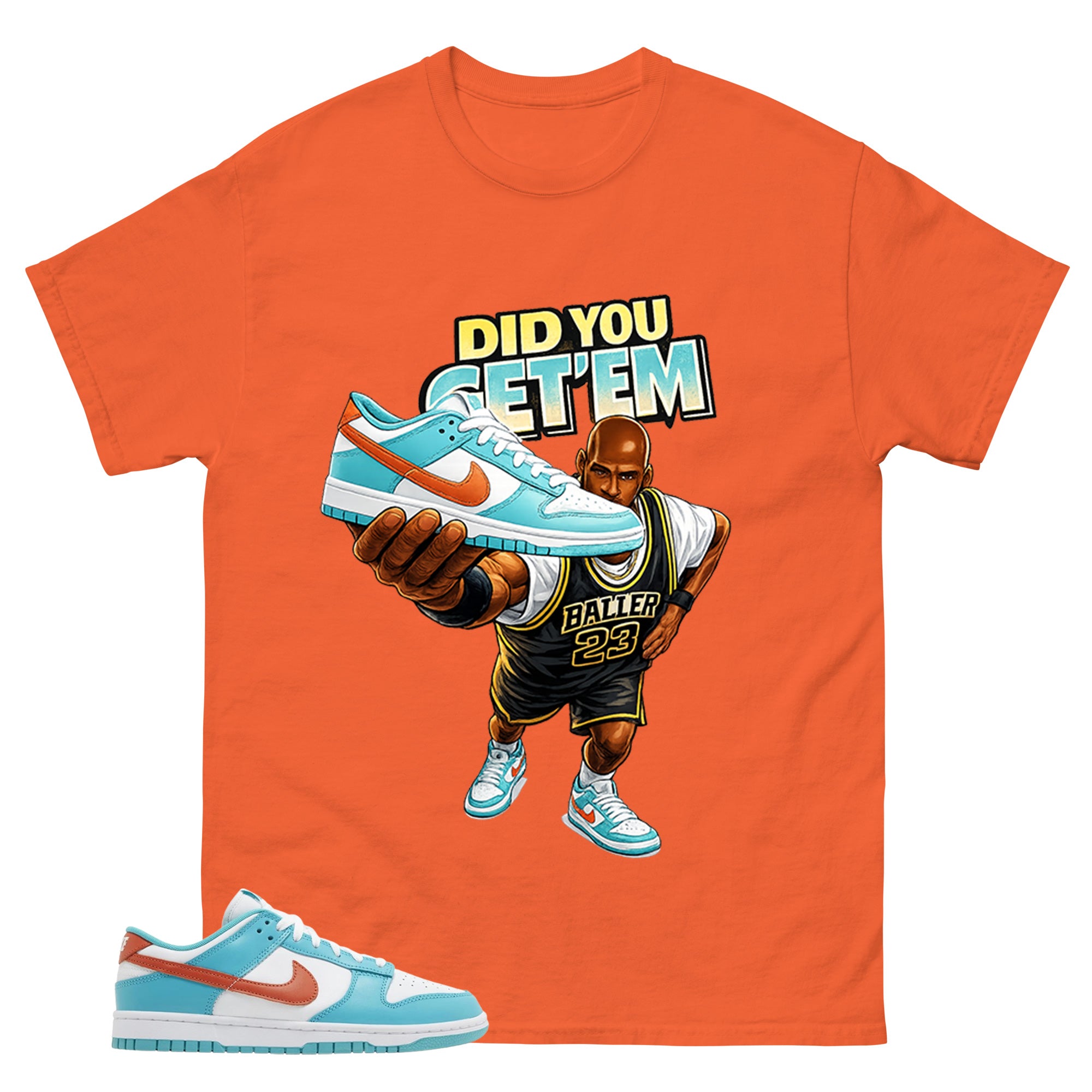 Did You Get Em MJ Shirt - Match Green Dunk Low Miami Dolphins