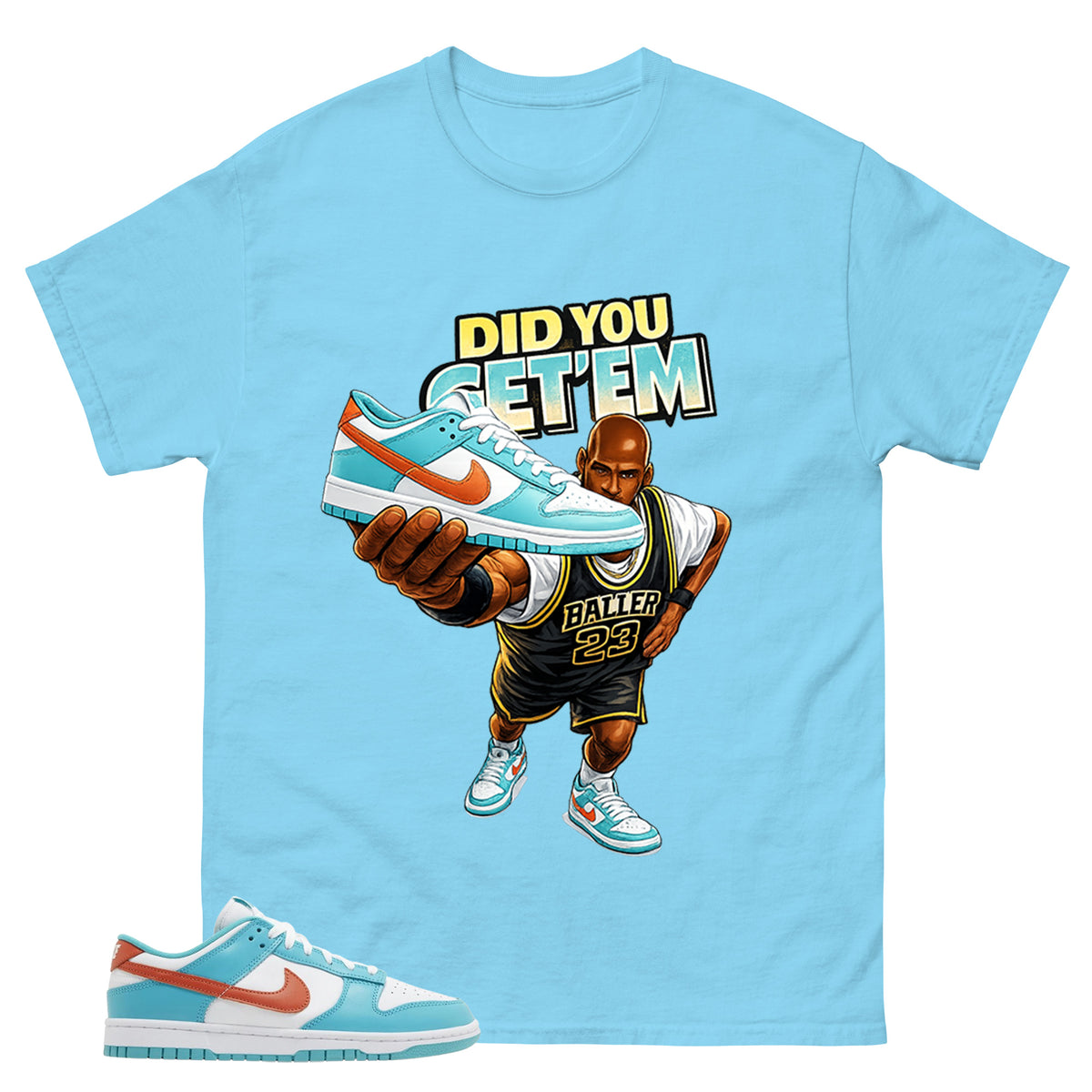 Did You Get Em MJ Shirt - Match Green Dunk Low Miami Dolphins