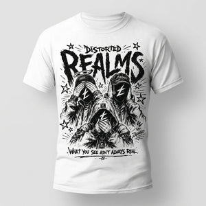 Distorted Realms What You See Ain't Always Real T-shirt