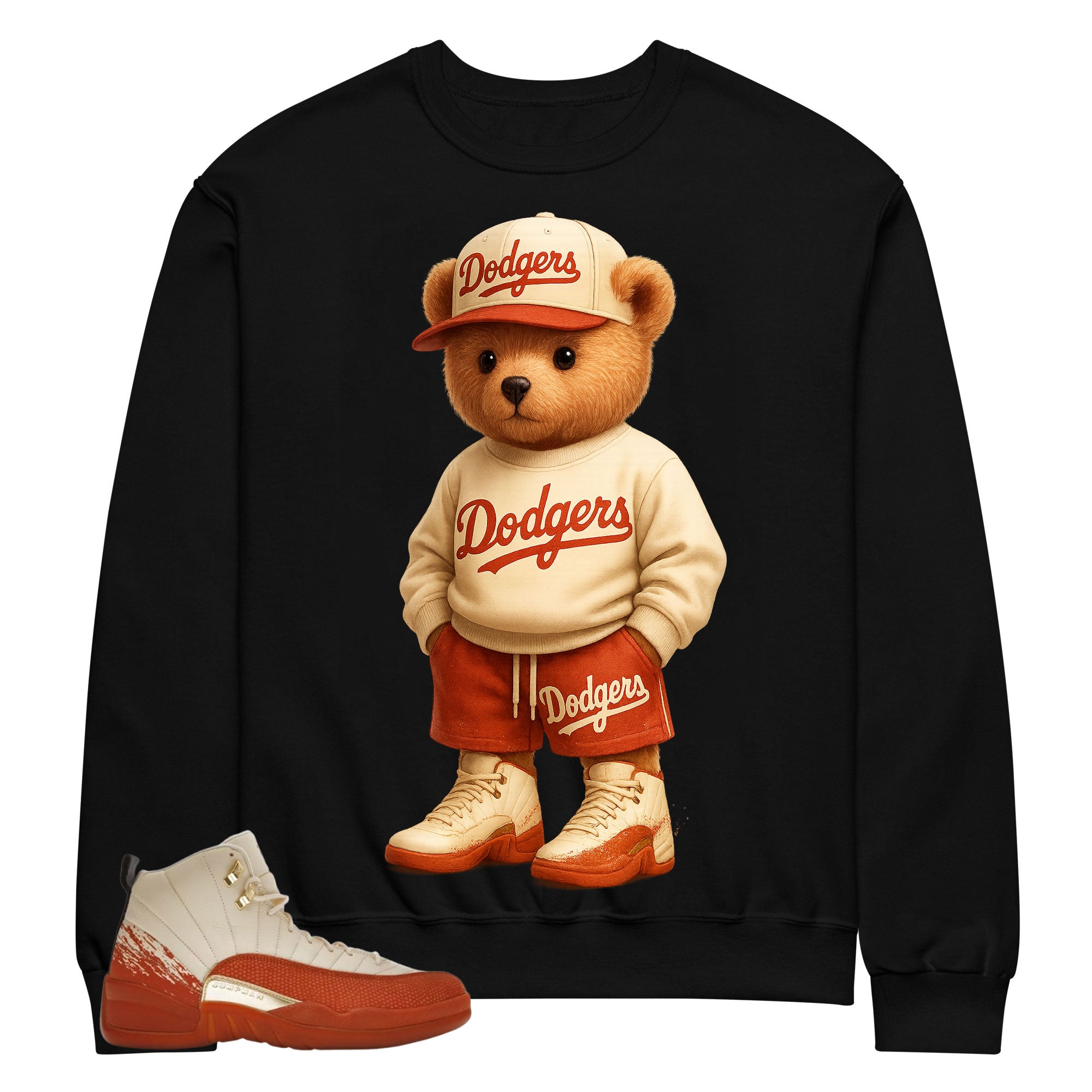 Dodgers Bear Shirt - Matching Eastside Golf x Air Jordan 12 'Out the Mud'
