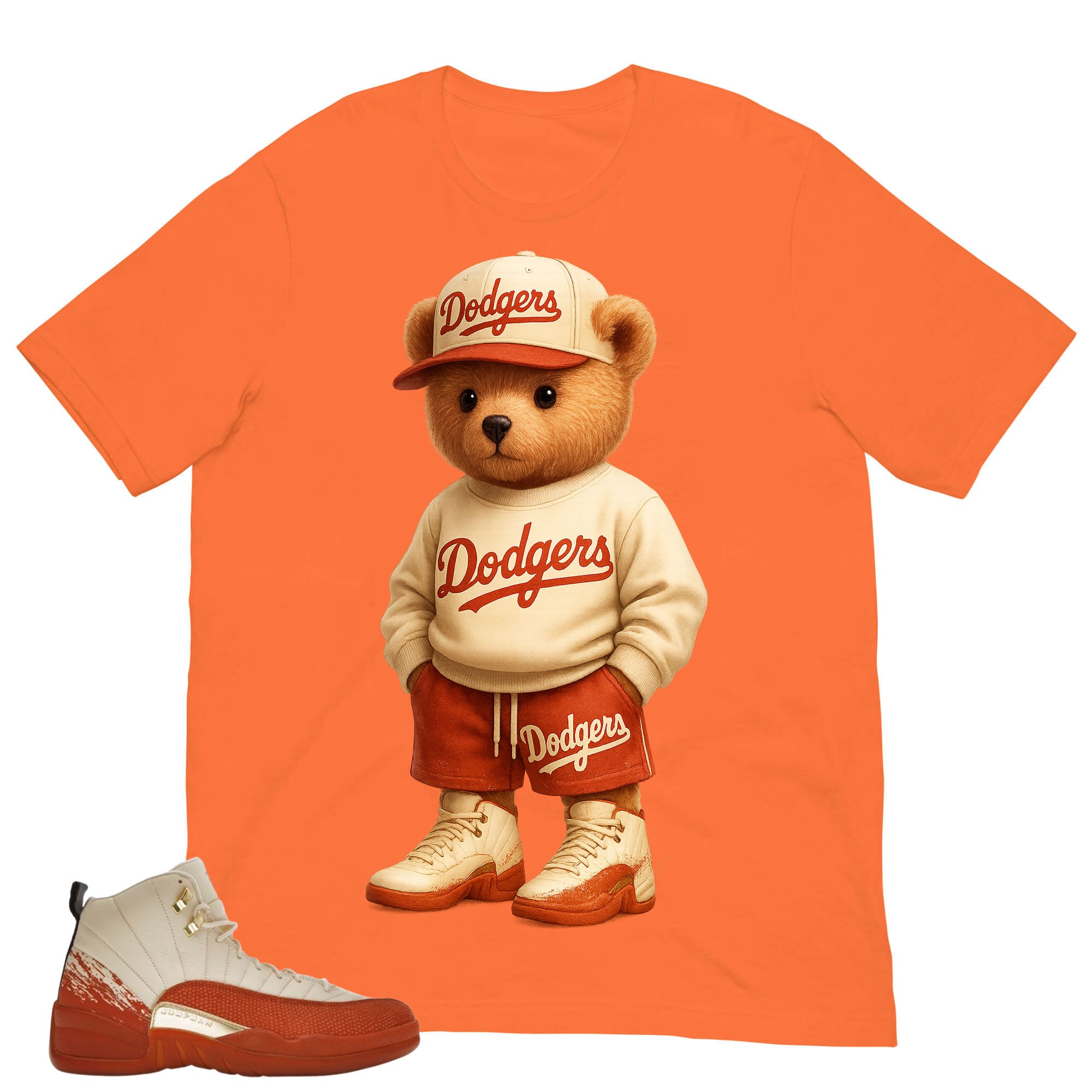 Dodgers Bear Shirt - Matching Eastside Golf x Air Jordan 12 'Out the Mud'