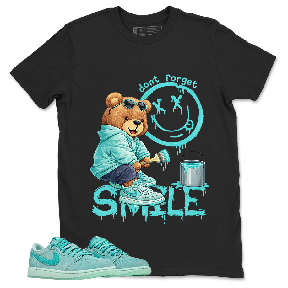 Don't Forget Smile Shirt - Match Womens Air Jordan 1 Washed Teal