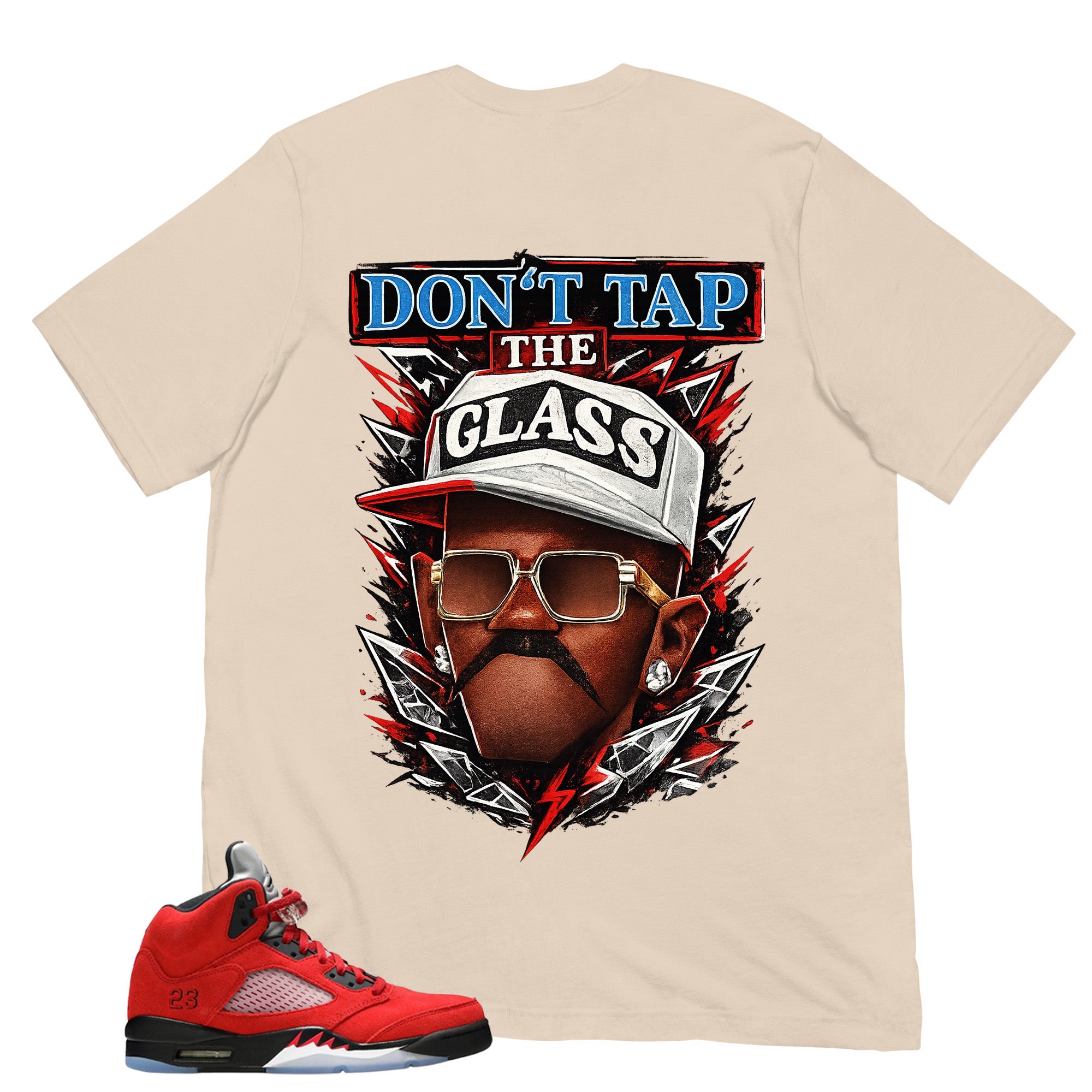 Graphic Tee Don't Tab The Glass Shirt Match 5s Raging Bull