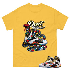 Don't Touch My Kicks Graphic Tee, Shirt to Match Air Jordan 7 Miro, Air Jordan 7 Miro Unisex Shirt
