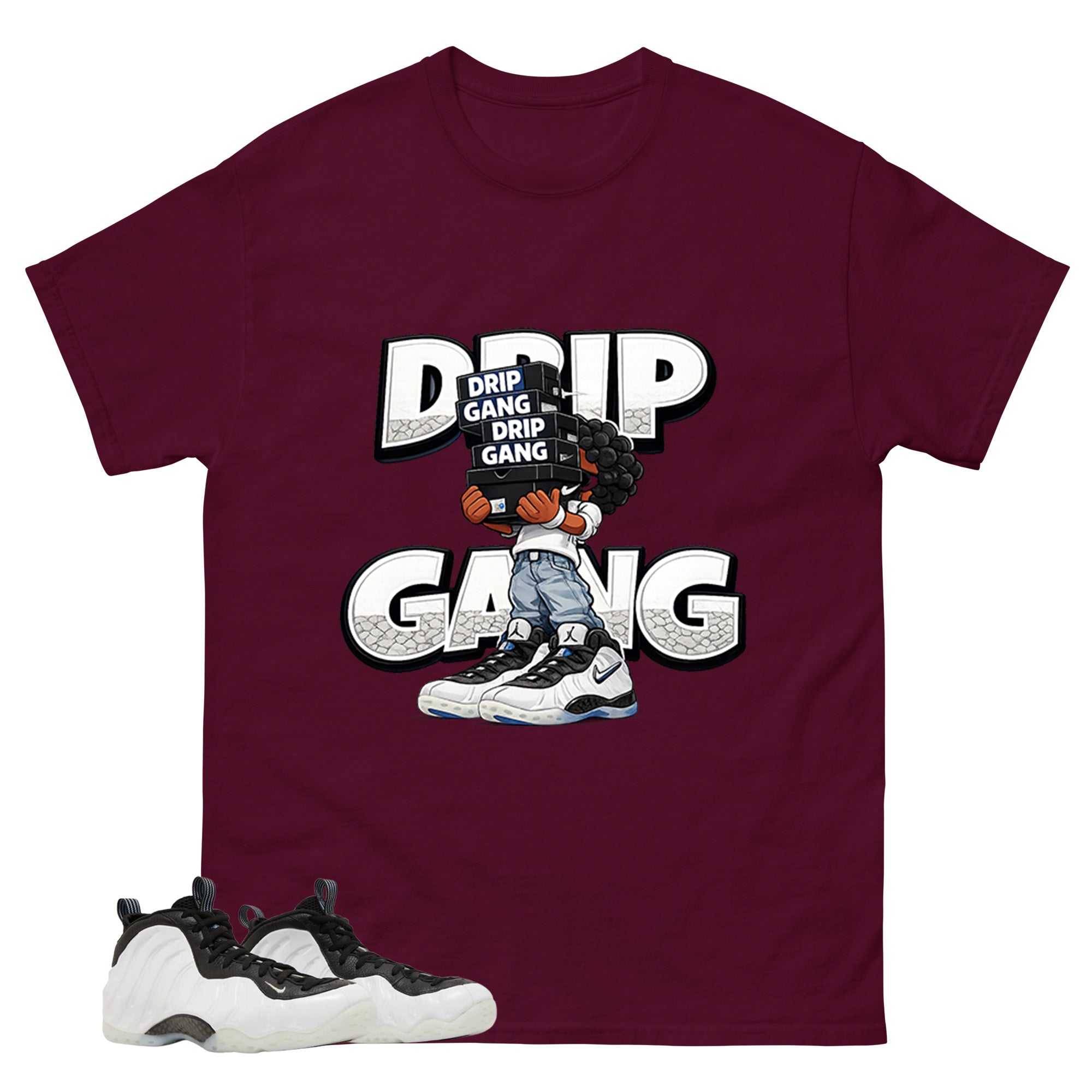 Drip Gang Graphic Tee - Shirt to Match Air Foamposite One Penny
