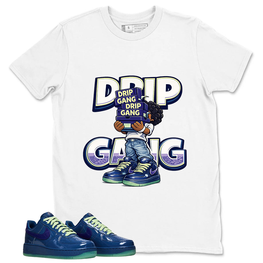 Drip Gang Graphic Tee, Shirt to Match Air Force 1 Mystic Navy, Air Force 1 Unisex Shirt