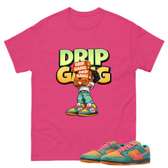 Drip Gang Graphic Tee, Shirt to Match SB Dunk Green Noise, SB Dunk Green Noise Watermelon Unisex Shirt