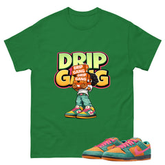 Drip Gang Graphic Tee, Shirt to Match SB Dunk Green Noise, SB Dunk Green Noise Watermelon Unisex Shirt