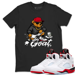 Goat GT Shirt - Match Air Jordan 5 'Fire Red' 2025
