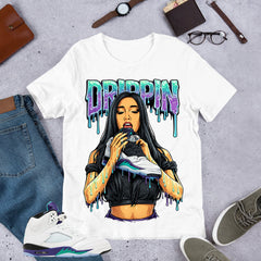 Drippin Girl Shirt - Matching Air Jordan 5 Retro 'Grape' 2025