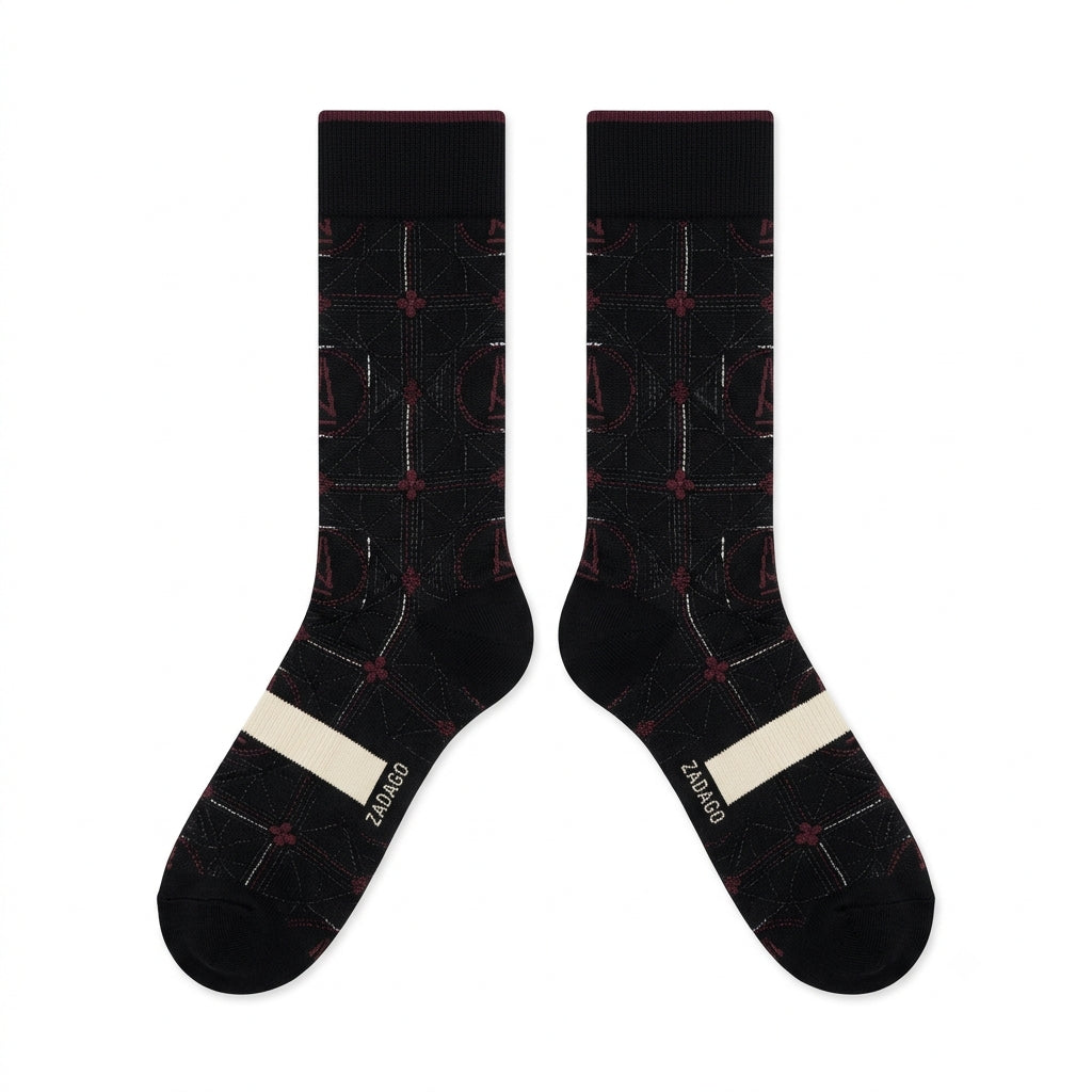 Dusk Socks – A Ma Maniére x Air Jordan 5 Inspired Mid-Calf Unisex Crew Socks