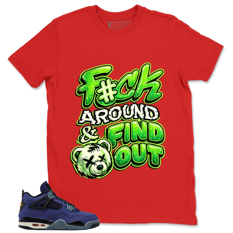 Fck Around Find Out Shirt - Match Travis Scott x Air Jordan Jumpman Green Spark