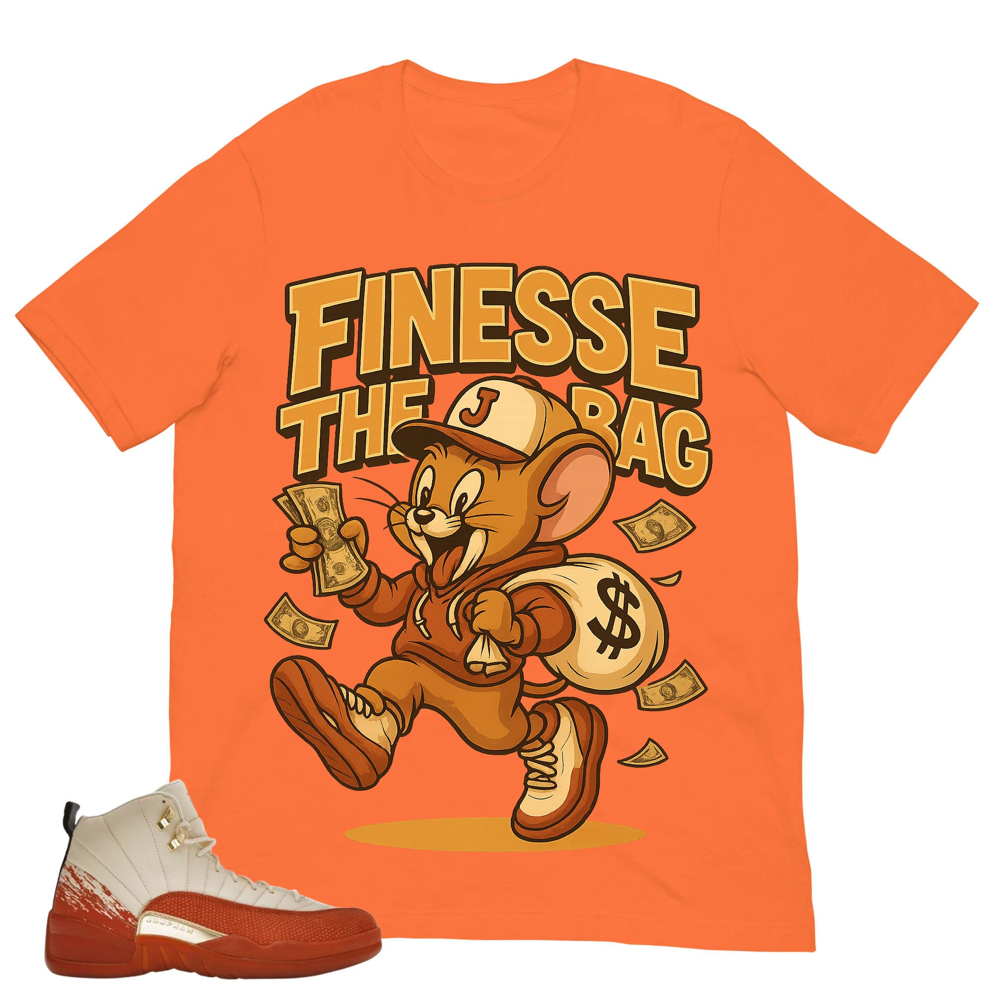 Finesse The Bag Shirt - Match Eastside Golf x Air Jordan 12 'Out the Mud'