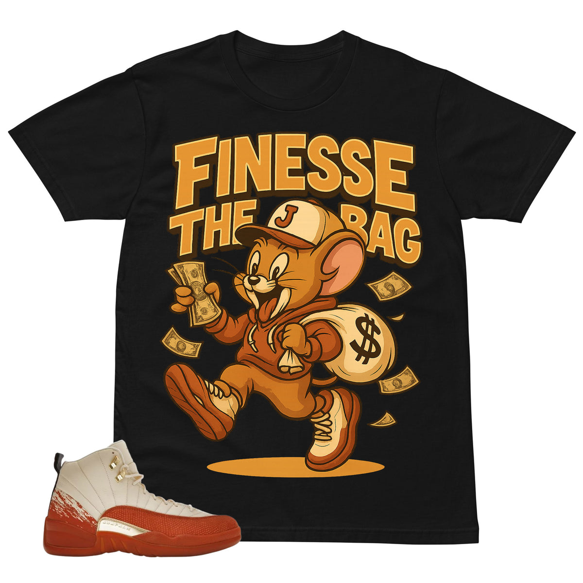 Finesse The Bag Shirt - Match Eastside Golf x Air Jordan 12 'Out the Mud'