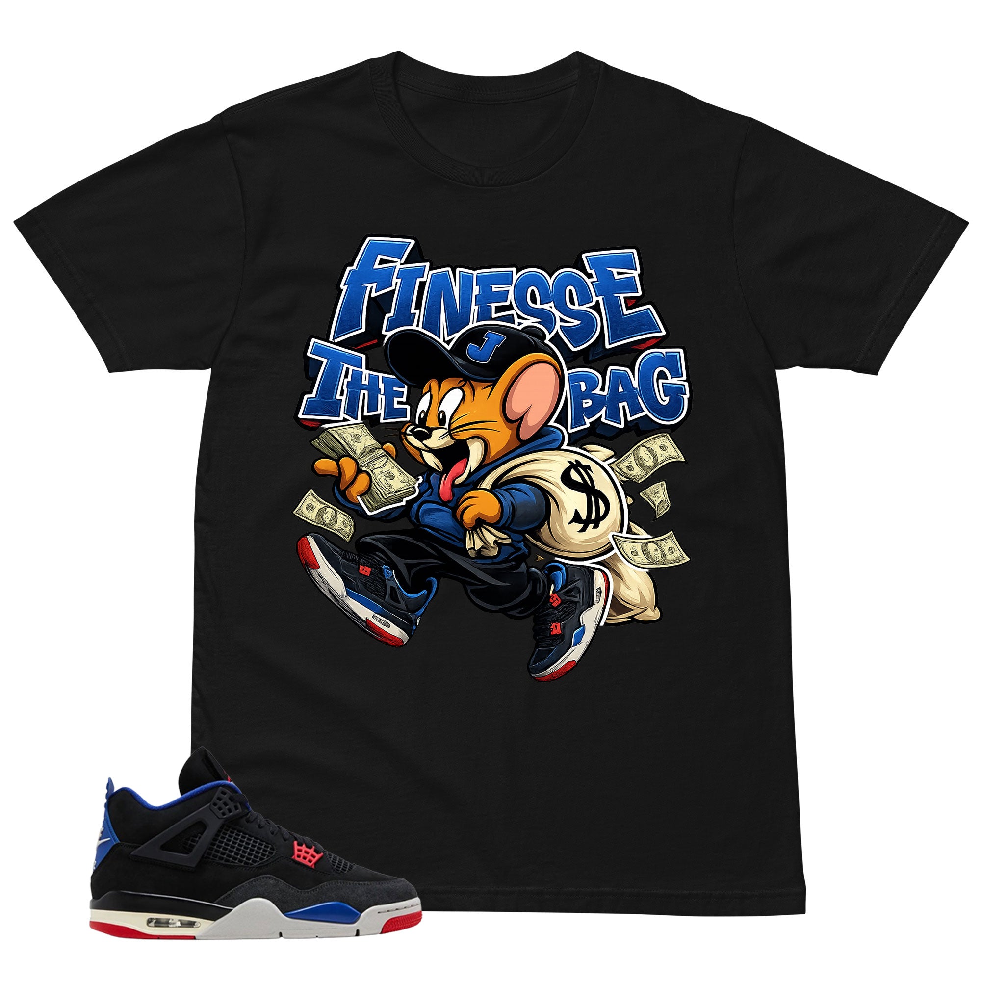 Finesse The Bag Shirt - Matching Air Jordan 4 Retro Rare Air