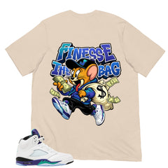 Finesse The Bag Shirt - Matching Air Jordan 5 Retro 'Grape' 2025