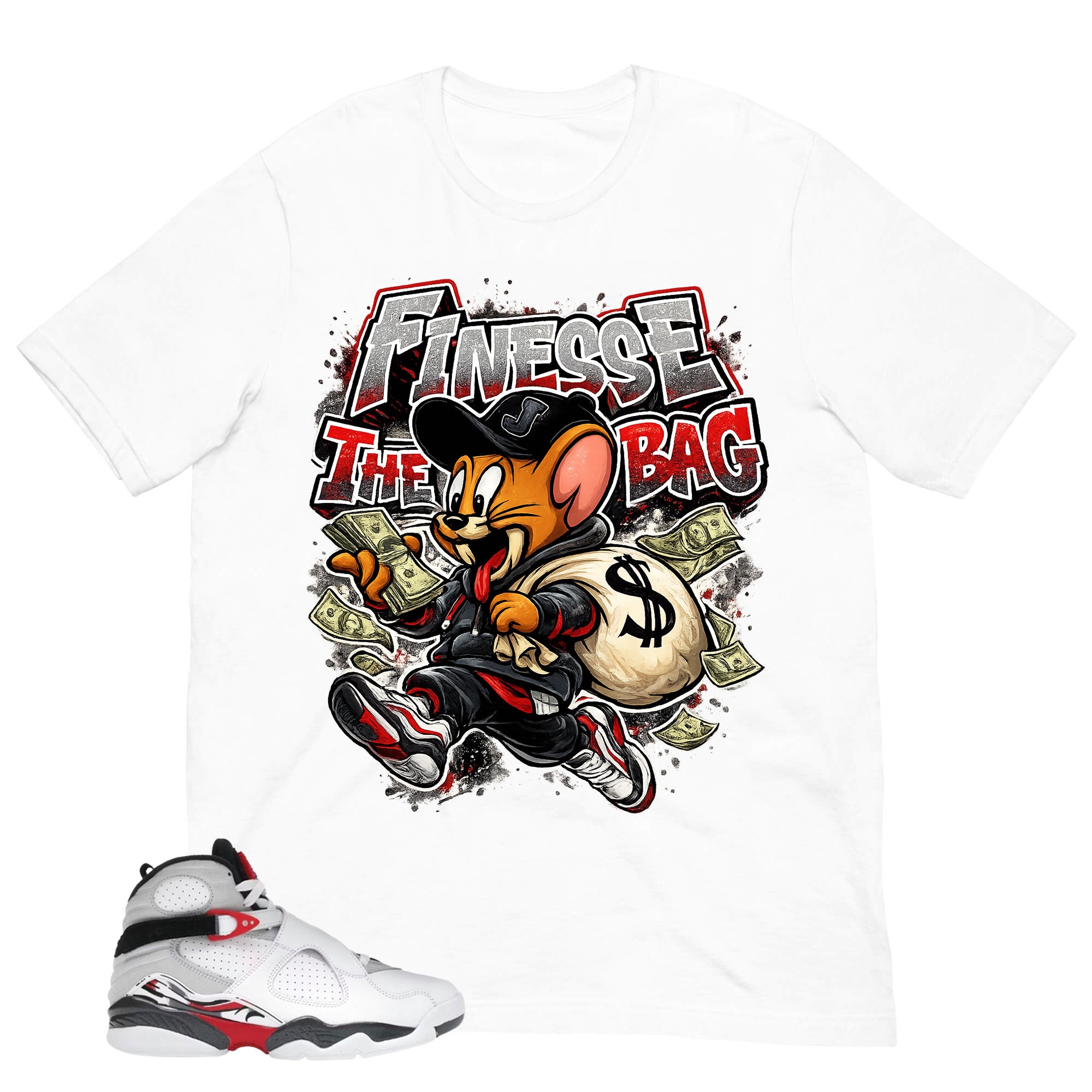 Graphic Tee to Matching 8s Bugs Bunny Finesse The Bag Shirt