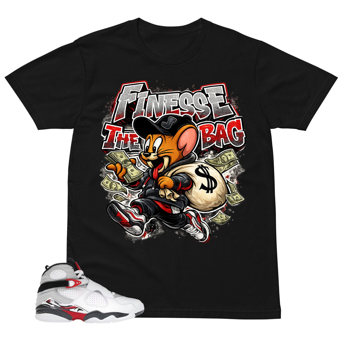 Graphic Tee to Matching 8s Bugs Bunny Finesse The Bag Shirt