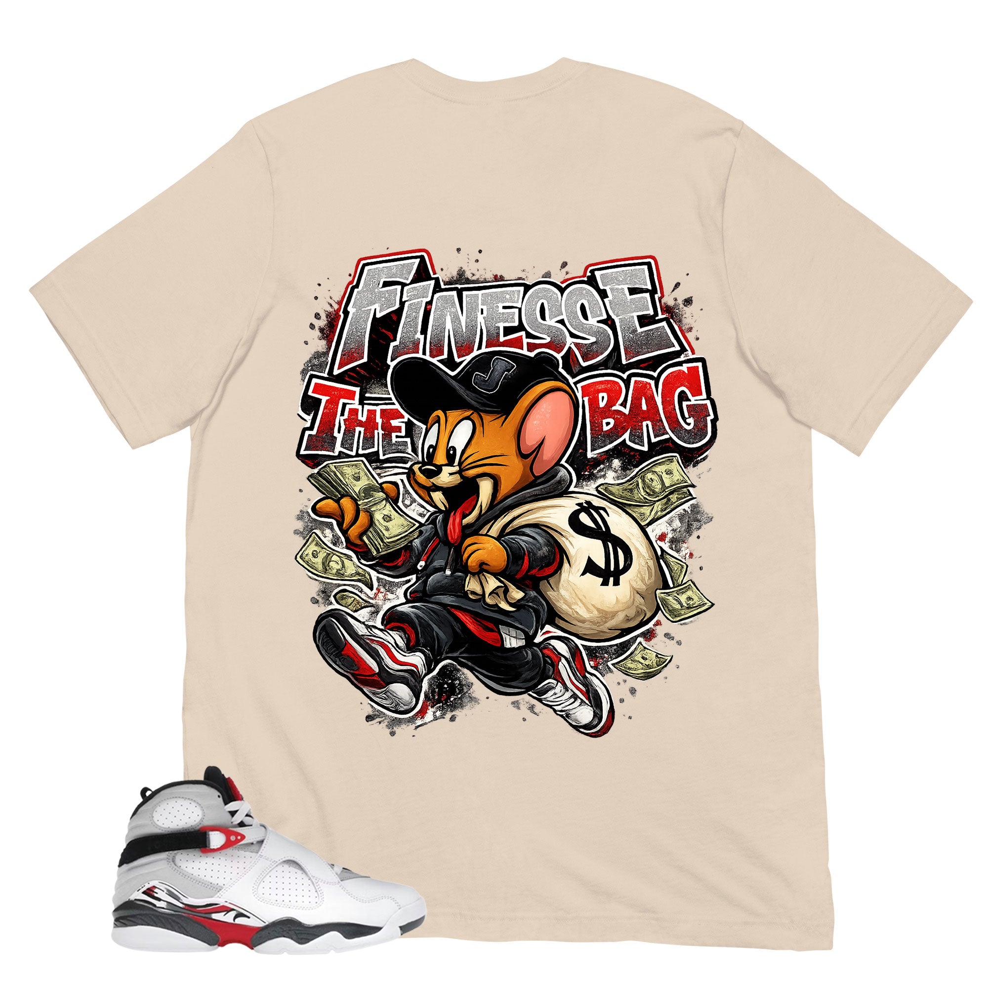 Graphic Tee to Matching 8s Bugs Bunny Finesse The Bag Shirt