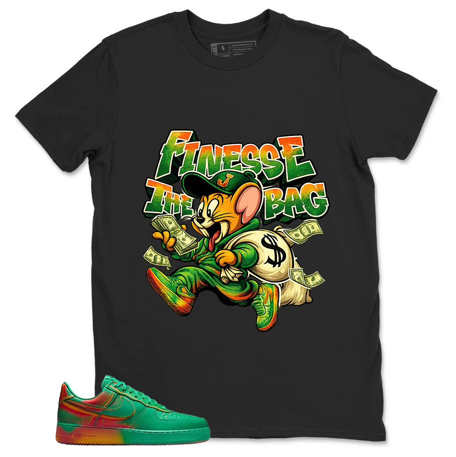 Finesse The Bag Shirt - Match Air Force 1 Stadium Green Crimson