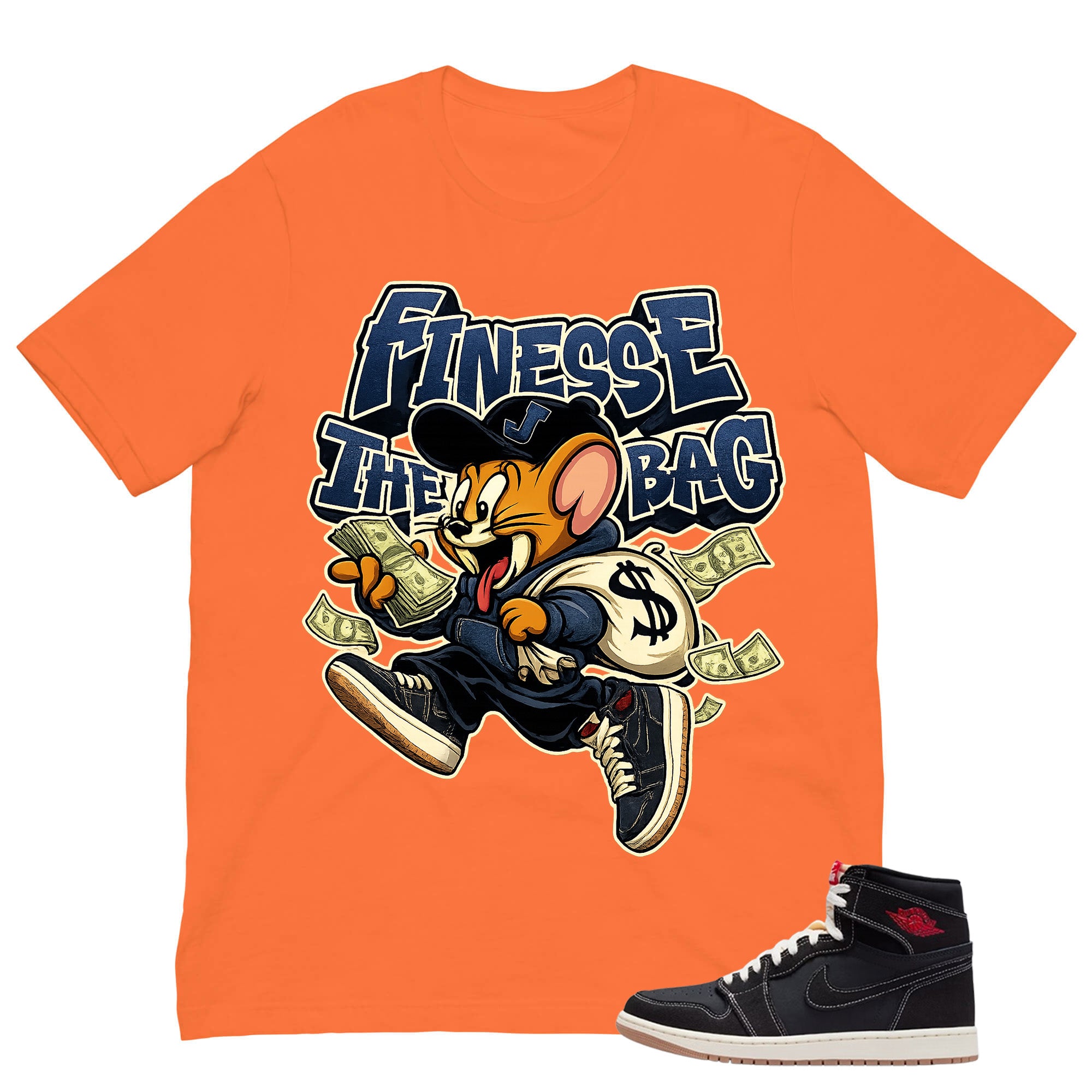 Finesse The Bag Shirt - Match Air Jordan 1 Flight Club