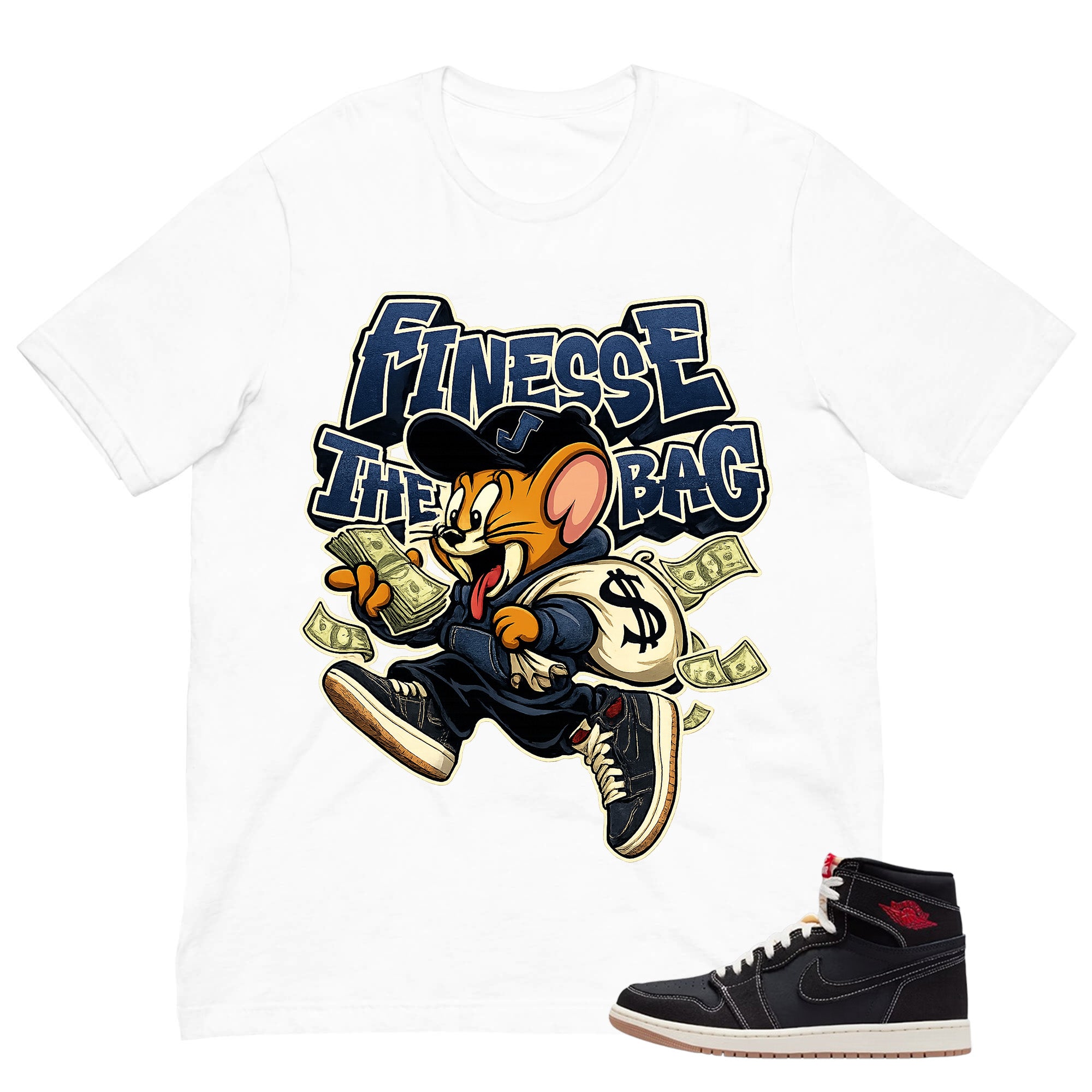Finesse The Bag Shirt - Match Air Jordan 1 Flight Club