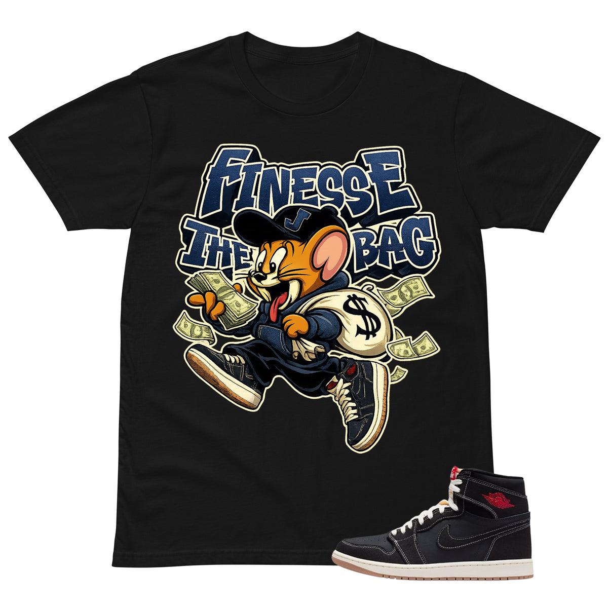Finesse The Bag Shirt - Match Air Jordan 1 Flight Club