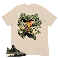 Finesse The Bag Shirt - Match  Air Jordan 4 Undefeated