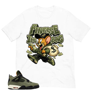 Finesse The Bag Shirt - Match  Air Jordan 4 Undefeated