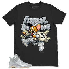 Finesse The Bag Shirt - Match Air Jordan 6 x Paris Saint-Germain Metallic Silver