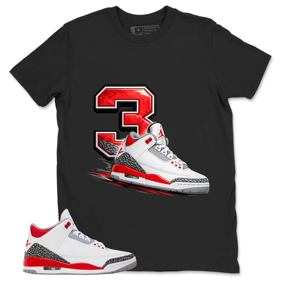 Fire Red 3s Zadago Shirt 3s Graphic