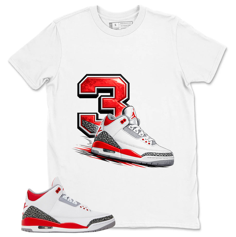 Fire Red 3s Zadago Shirt 3s Graphic